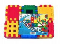 KLOCKI KONSTRUKCYJNE WAFLE dla dzieci ZESTAW 36 elementów Adusia CZAKO