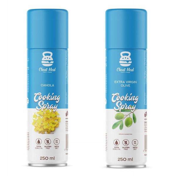 OLEJ RZEPAKOWY + OLIWA Z OLIWEK 250ml W sprayu 250 ML do smażenia ZESTAW zdjęcie 3