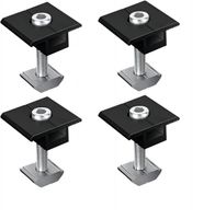 WETOWN Uchwyt do modułu solarnego zaciski środkowe 4 sztuki 35mm