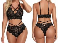 Komplet bielizny figi biustonosz 39k 44 XXL