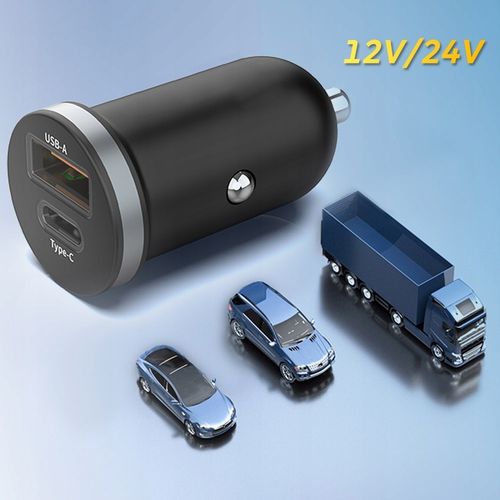 Szybka ładowarka samochodowa POLION USB-A USB-C 35W QC3.0 PD 3A na Arena.pl