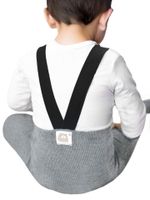 Rajstopy chłopięce bawełniane z szelkami szare 80-86 YOCLUB