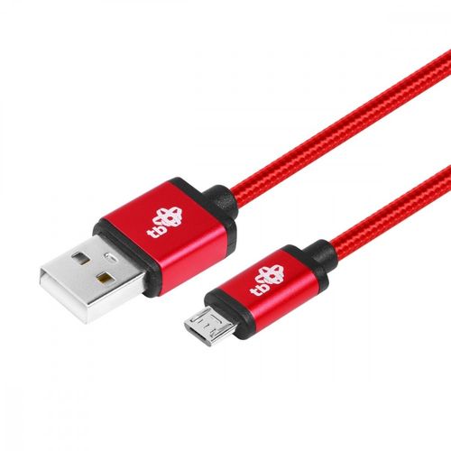 TB Kabel USB-Micro USB 1.5 m czerwony sznurek na Arena.pl