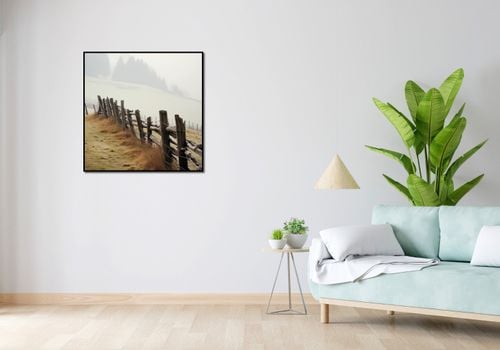 Plakat 80x80cm Spowity Mgłą na Arena.pl