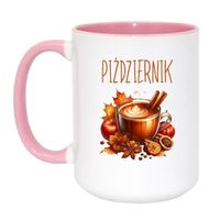 Duży Biało-Różowy 450 ml