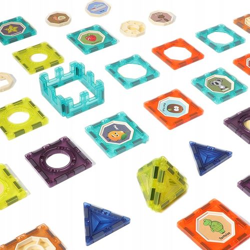 ZESTAW KREATYWNE KLOCKI MAGNETYCZNE DLA DZIECI TOR 96EL KULODROM PREZENT na Arena.pl