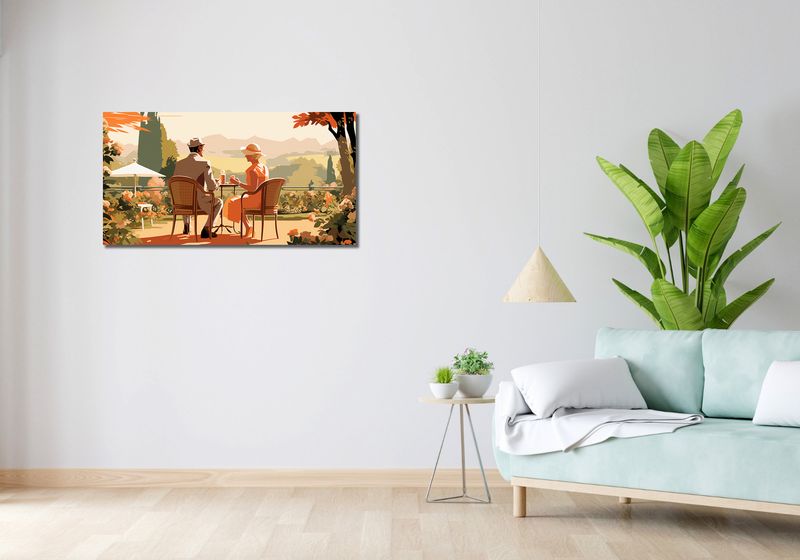 Obraz 100x50cm Retro Randka zdjęcie 2