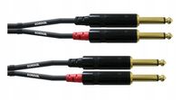 Kabel jack 6,3 mm - jack 6,3 mm Cordial CFU1.5PP 1,5 m
