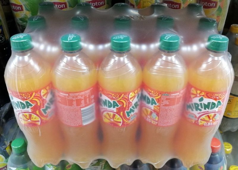 Mirinda Orange 0,85l - karton zdjęcie 1