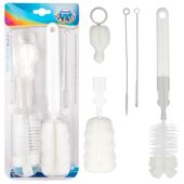 CANPOL Zestaw szczotek do mycia butelek z wymienną rączką