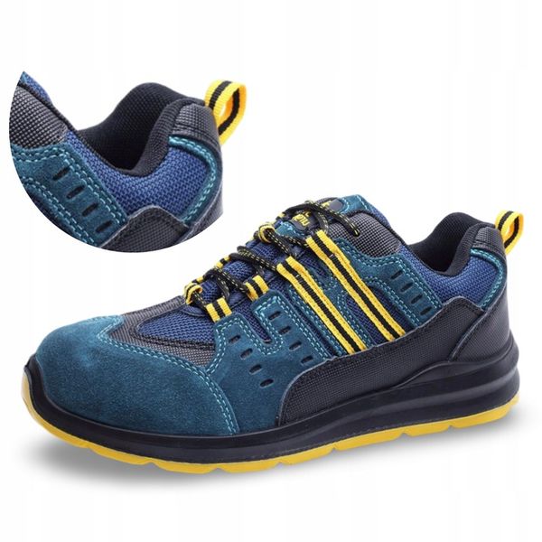 Buty Robocze Półbuty Sportowe ODDYCHAJĄCE Antypoślizgowe Wygodne Męskie 45 zdjęcie 11