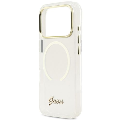 etui guess iml script metal magsafe do   iphone 17 pro przezroczysty na Arena.pl