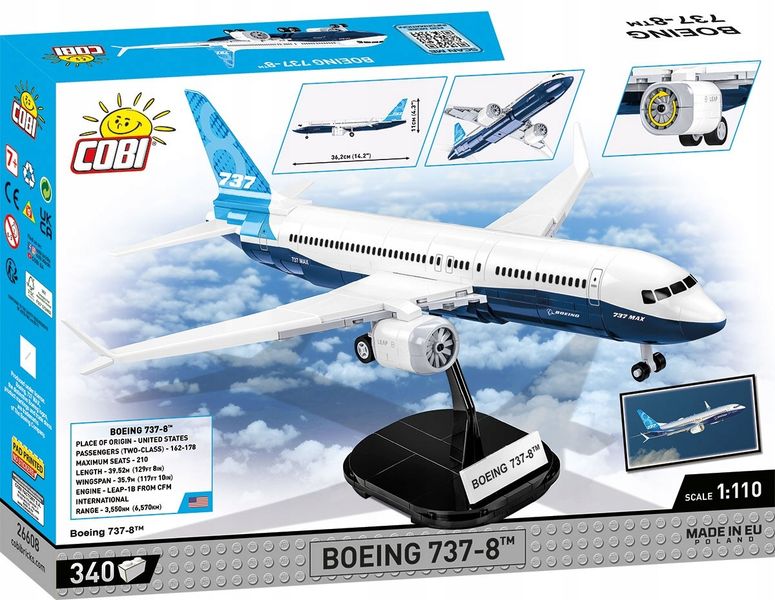 Boeing 737-8 COBI 26608 zdjęcie 3