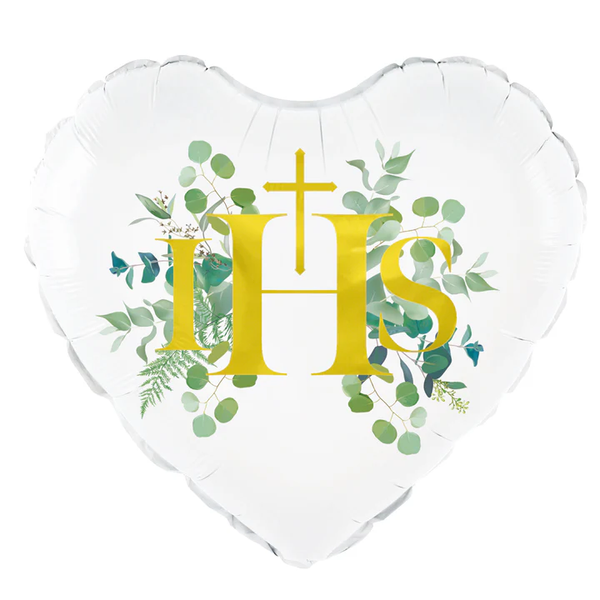 balon foliowy serce IHS Eukaliptus 45cm 127629 zdjęcie 1