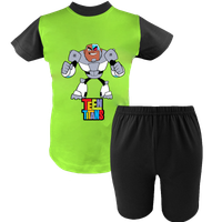 Krótka Piżama dziecięca Młodzi Tytani