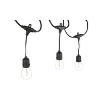 GIRLANDA LED 15M 15X1W E27 IP44 CIEMPA BIAŁA 2700K ST14