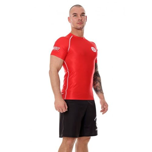 Poundout rashguard BASE czerwony Rozmiar - L na Arena.pl