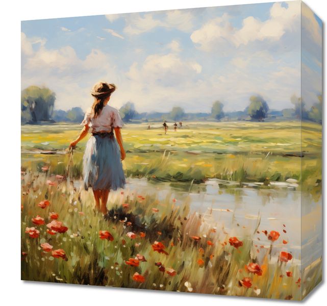 Obraz 40x40cm Wiejski Spokój zdjęcie 1