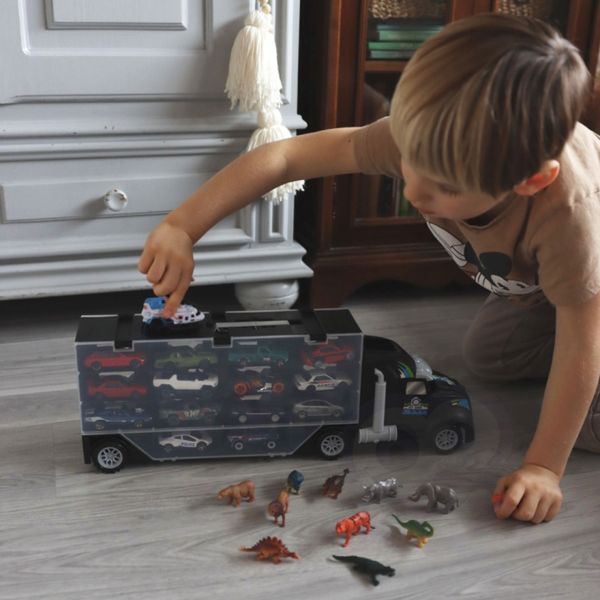 WOOPIE Samochód Transporter Dinozaury Ciężarówka zdjęcie 3
