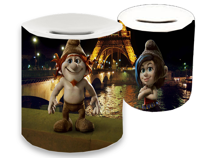 Skarbonka ceramiczna Smerfy zdjęcie 2