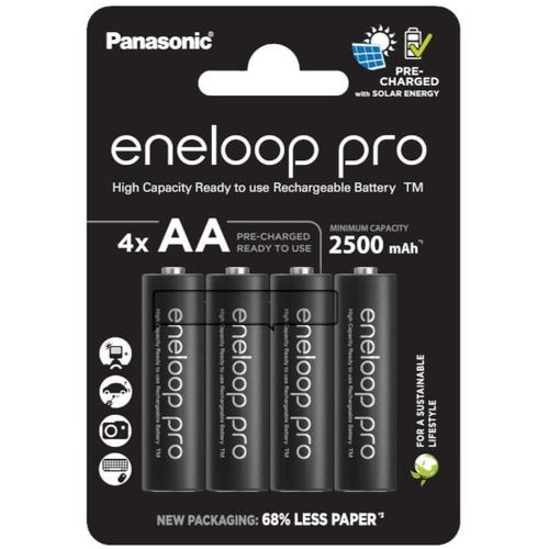 Grube paluszki akumulatorki baterie Panasonic eneloop PRO AA 2500mAH 4 szt. na Arena.pl
