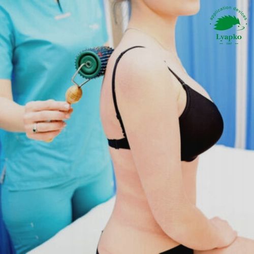 Aplikator LYAPKO WAŁEK do masażu z igłami uniwersalny CZARNY na Arena.pl