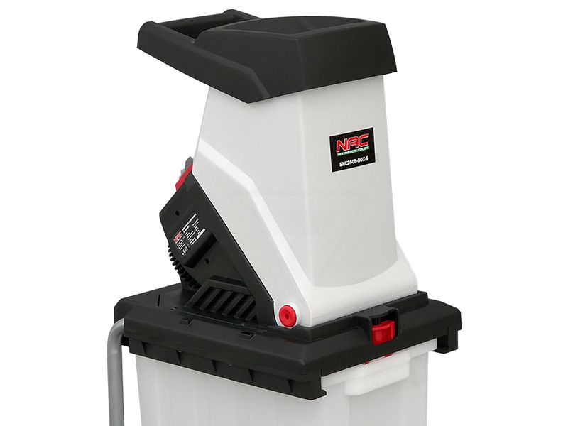 ROZDRABNIACZ DO GAŁĘZI NAC SHE 250B-BOX-G 2500 W NOŻOWY + POJEMNIK zdjęcie 8