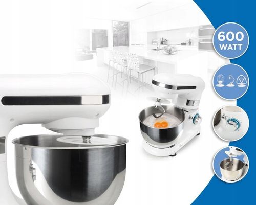 PLANETARNY mikser Robot kuchenny 600W misa RVS 4L 3 mieszadła 6 prędkości na Arena.pl