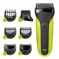 Golarka męska elektryczna Series 3 BRAUN 300BT trymer do zarostu +5 nasadek