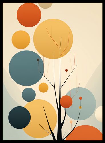 Plakat 40x55cm Harmonia Jesiennych Kolorów na Arena.pl