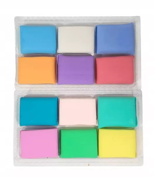 Modelina pastelowa, 12 kolorów zdjęcie 2