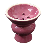 Cybuch do Shishy Hookah Bowl do Sziszy Ceramiczny Duży Czerwony