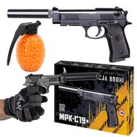 Pistolet na kulki plastikowe 6mm ASG imitacja replika MPK-C19+ 800 kulek