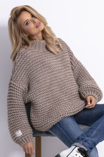 Sweter CHUNKY KNIT F790 Mocca S/M na Arena.pl
