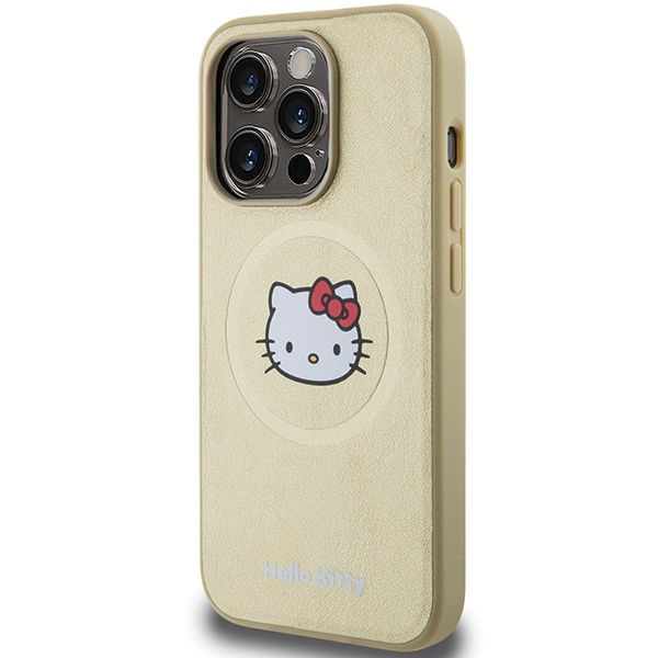 Etui Hello Kitty do iPhone 13, iPhone 13 Pro Max, Złoty, MagSafe zdjęcie 2