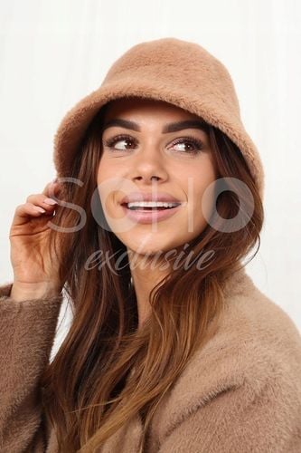 KAPELUSZ CZAPKA ALPAKA JESIENNY DAMSKI KOBIECY MODN ZIMOWY CIEPŁY KOL 2435 na Arena.pl