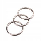 Kółeczko Kółko do Kluczy do Breloczka Srebrne z Drutu 3 SZT Silver Keyring