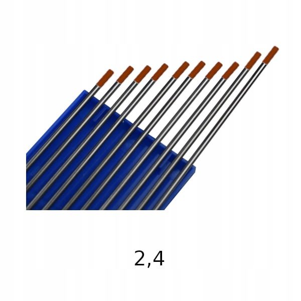 Elektroda wolframowa TIG czerwona 2,4 mm zdjęcie 1