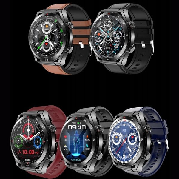 SMARTWATCH ZEGAREK MĘSKI GLUKOZA POMIAR CUKRU EKG CIŚNIENIE MENU POLSKIE zdjęcie 8