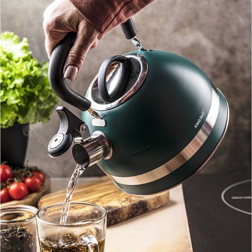 czajnik 1,8l z gwizdkiem kinghoff kh-1855 zielony na Arena.pl