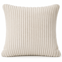 Poszewka dekoracyjna Jasiek struktura toczona 40x40 kremowa