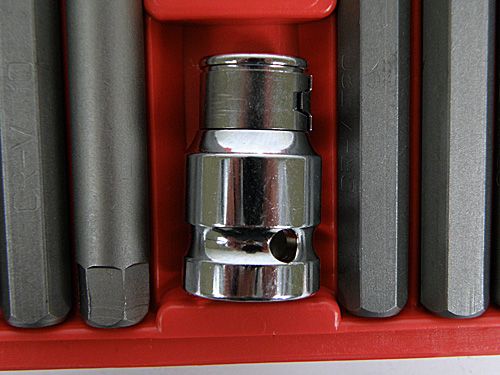 ZESTAW BITÓW KLUCZY IMBUS SPLINE TORX 40 el BITY KOŃCÓWKI IMBUSOWE zdjęcie 9