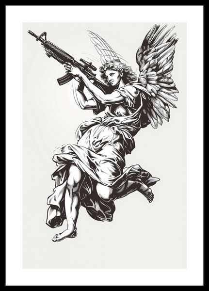 Plakat 30x45cm Anioł Wojny zdjęcie 3