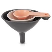 3x Lejek Kuchenny do Napełniania Pojemników Butelek Przelewania Zestaw