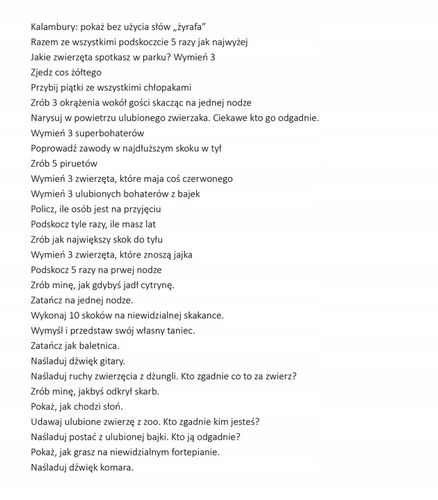 30× ZDRAPKI NA URODZINY dla dzieci Zadania urodzinowe zabawa do przedszkola na Arena.pl