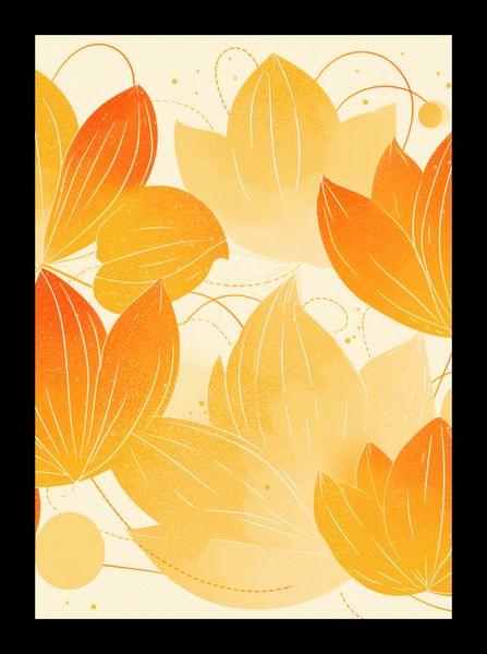 Plakat 25x35cm Jesienna Wizualizacja zdjęcie 2