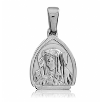 SREBRNY MEDALIK Z MATKĄ BOSKĄ PRÓBA SREBRA 925 GRAWER GRATIS!