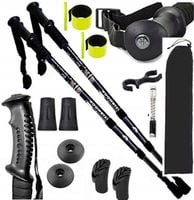 KIJKI DO CHODZENIA NORDIC WALKING ZESTAW+DODATKI KOLORY SOLIDNE WYJAZDY