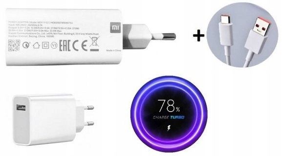 ORYGINALNA ŁADOWARKA XIAOMI MDY-11-EZ + KABEL USB-C 1 M TURBO CHARGE zdjęcie 7