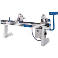 Podwójna piła ukośna listew przyszybowych odczyt pilarka kapówka ukośnica